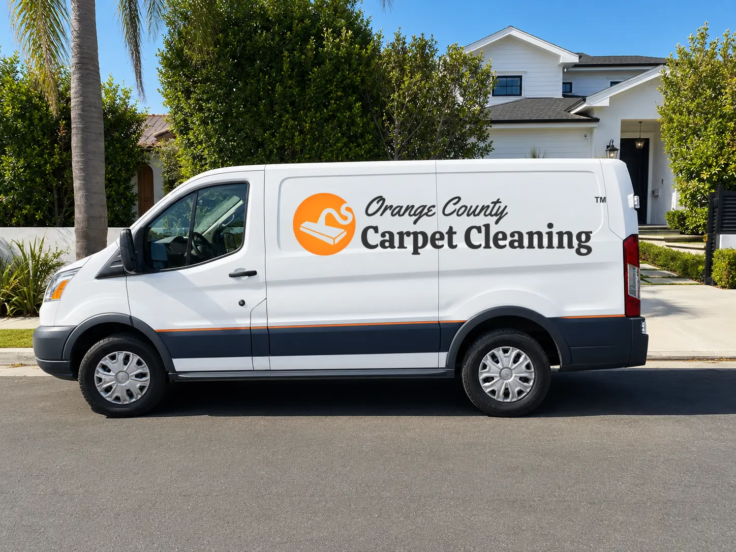 Orange County Carpet Cleaning service vehicle